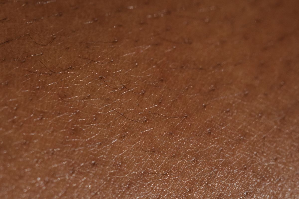 Cream texture swatch on a neutral surface