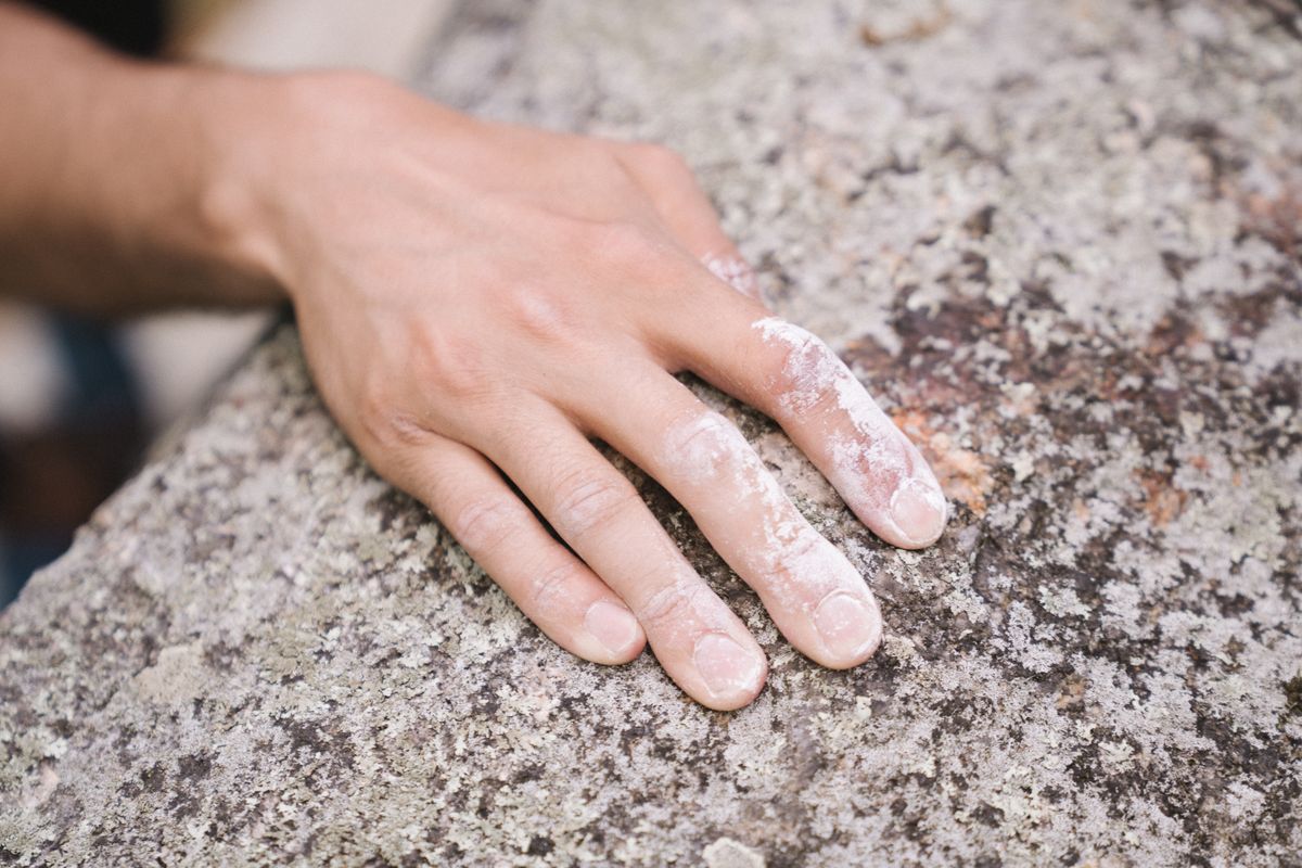 Close-up of arm skin texture