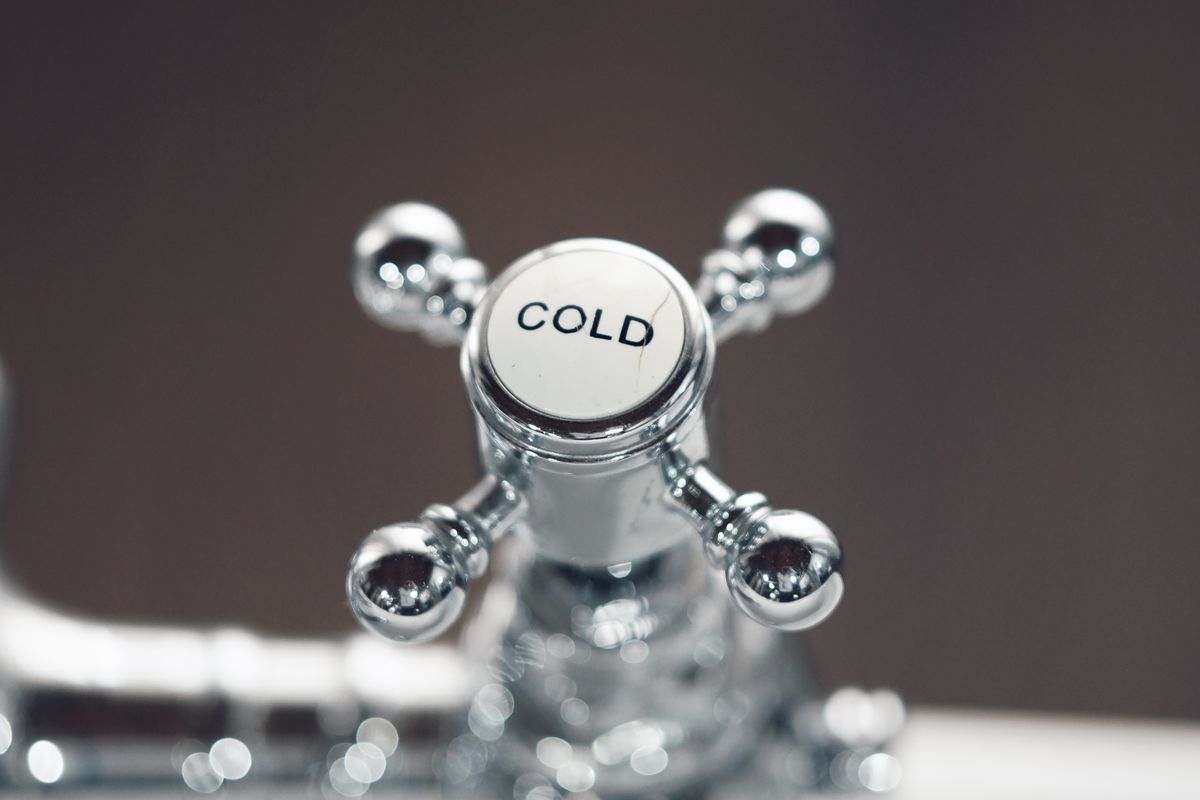 Steam rising in a warm shower